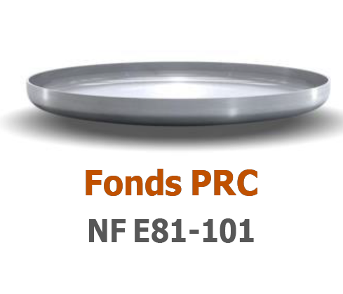 Fonds PRC Fonds bombés acier pour brasero et BBQ professionnels